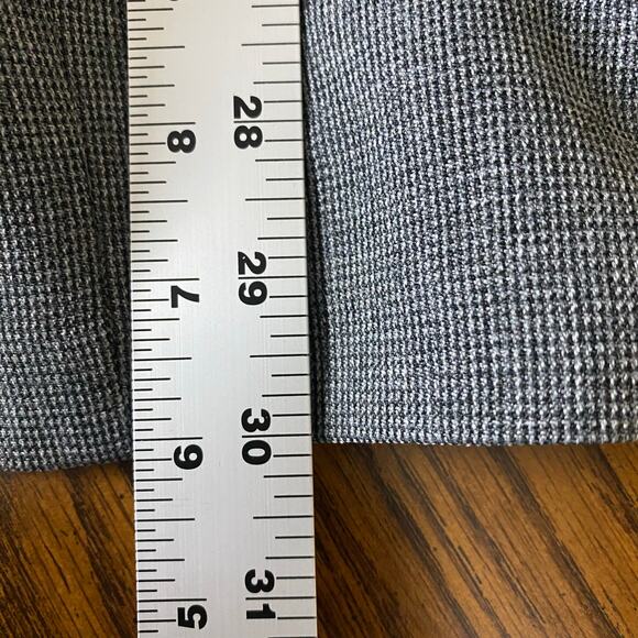 Levi’s Bend Over Gray Houndstooth Pants 34S | Vintage Stretch Pull-On Slacks - Picture 10 of 11